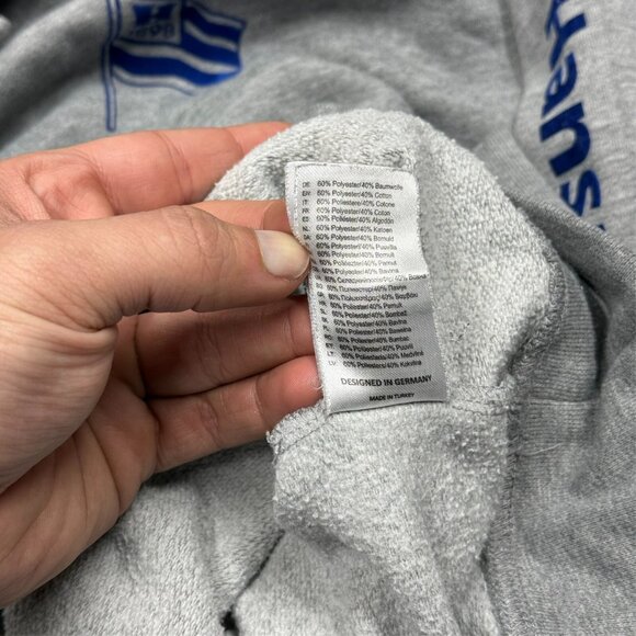 Hakro RC Hansa Dortmund Rowing Club Graphic Hoodie Grey Medium - Picture 9 of 9